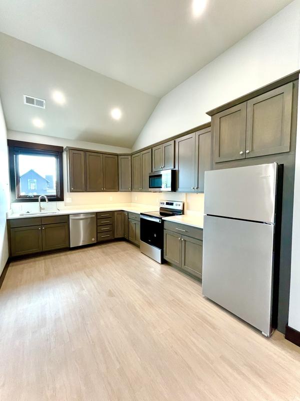 Apartment kitchen ready for the next tenant